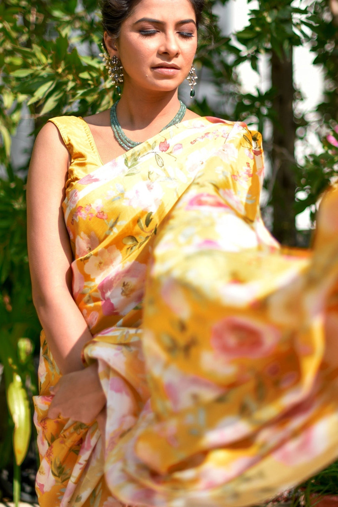 Buy-Basant - Silk Saree-Cyahi-Online