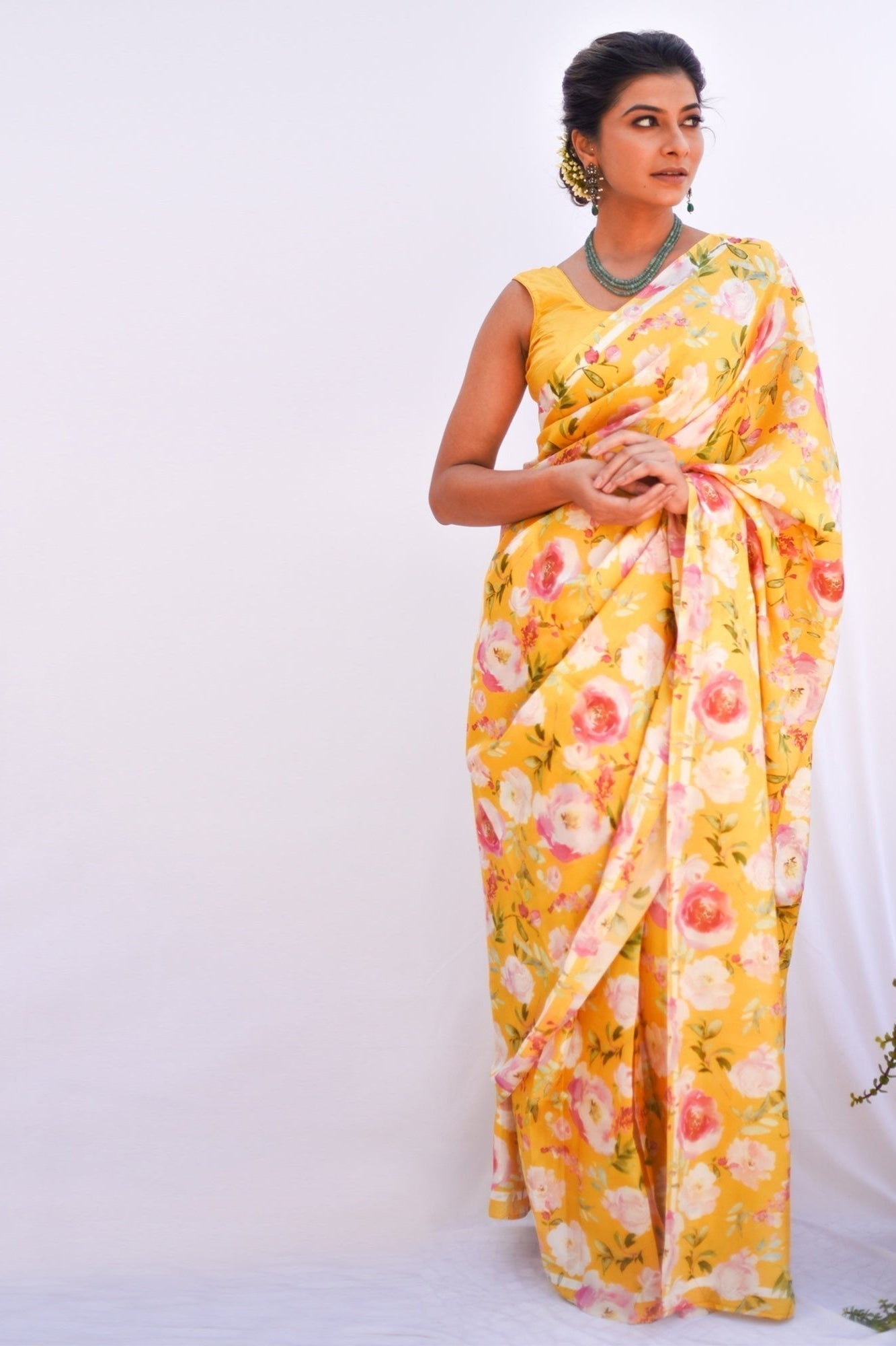 Buy-Basant - Silk Saree-Cyahi-Online