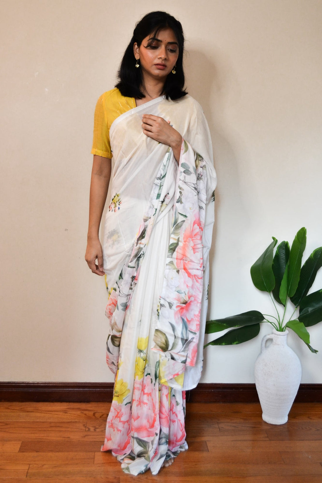 Gulzar - Muslin Saree