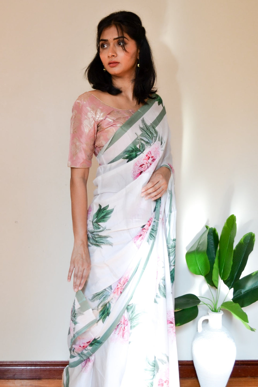 Sumbul - Muslin Saree