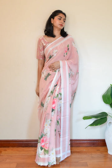 Sheen - Muslin Saree