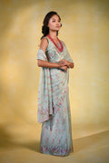 Buy-Dream Veils - Crepe Saree-Cyahi-Online