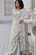 Buy-Evergreen - Satin Saree-Cyahi-Online