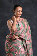 Lily Of The Valley - Crepe Saree