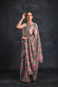 Lily Of The Valley - Crepe Saree