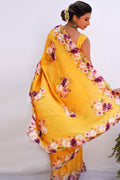 Buy-Marigold - Silk Saree-Cyahi-Online