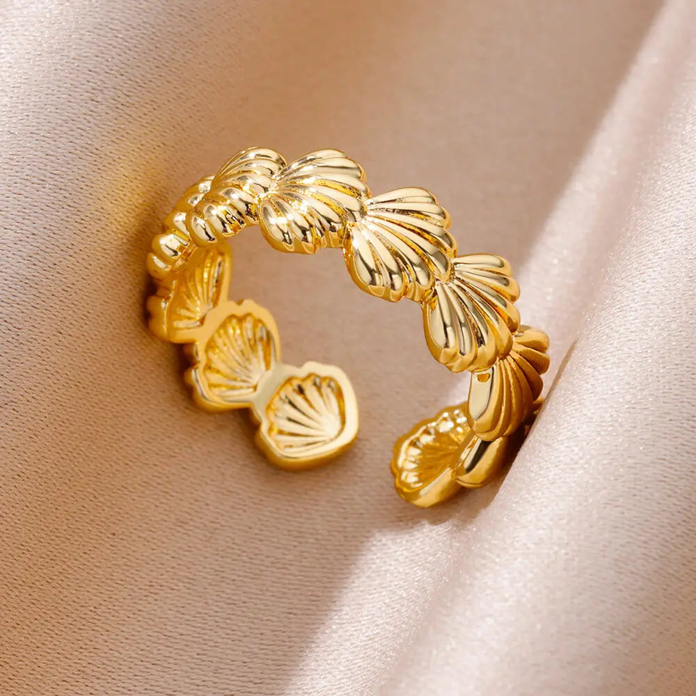 Golden Shoreline - Ring Set